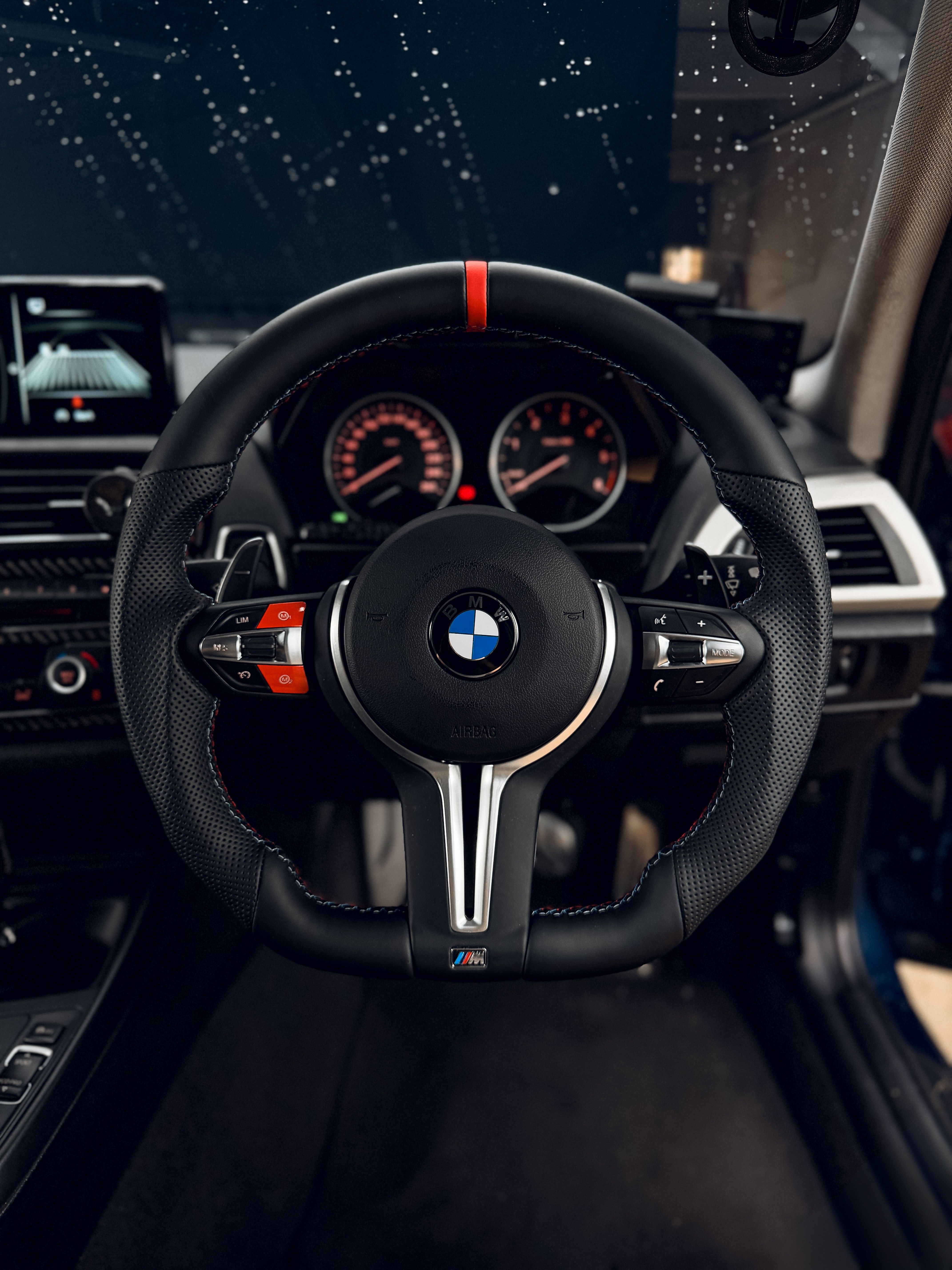 MP Flat Red Edition steering wheel